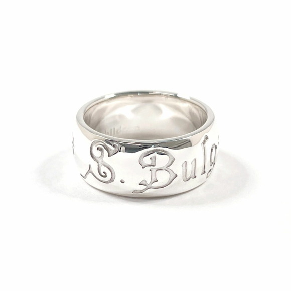 BVLGARI Save the Children Charity Ring, 925 Sterling Silver, Size 10, Women's
